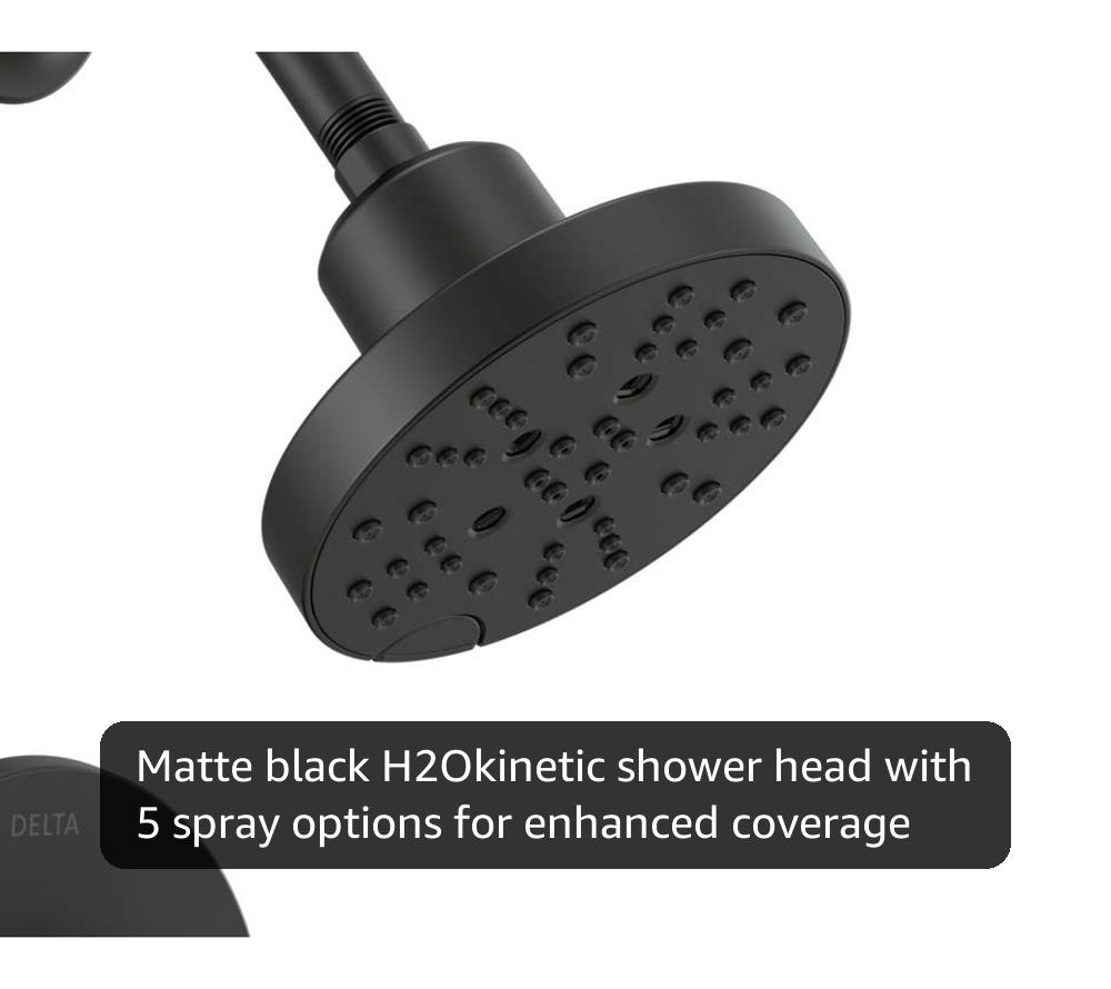 Delta Nicoli 14 Series H2Okinetic Bathtub and Shower Faucet Set